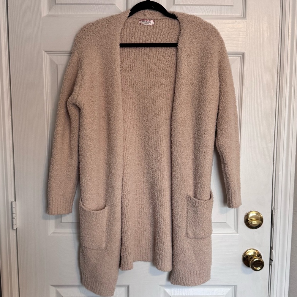 Alter’d State Tan Cardigan Sweater size small